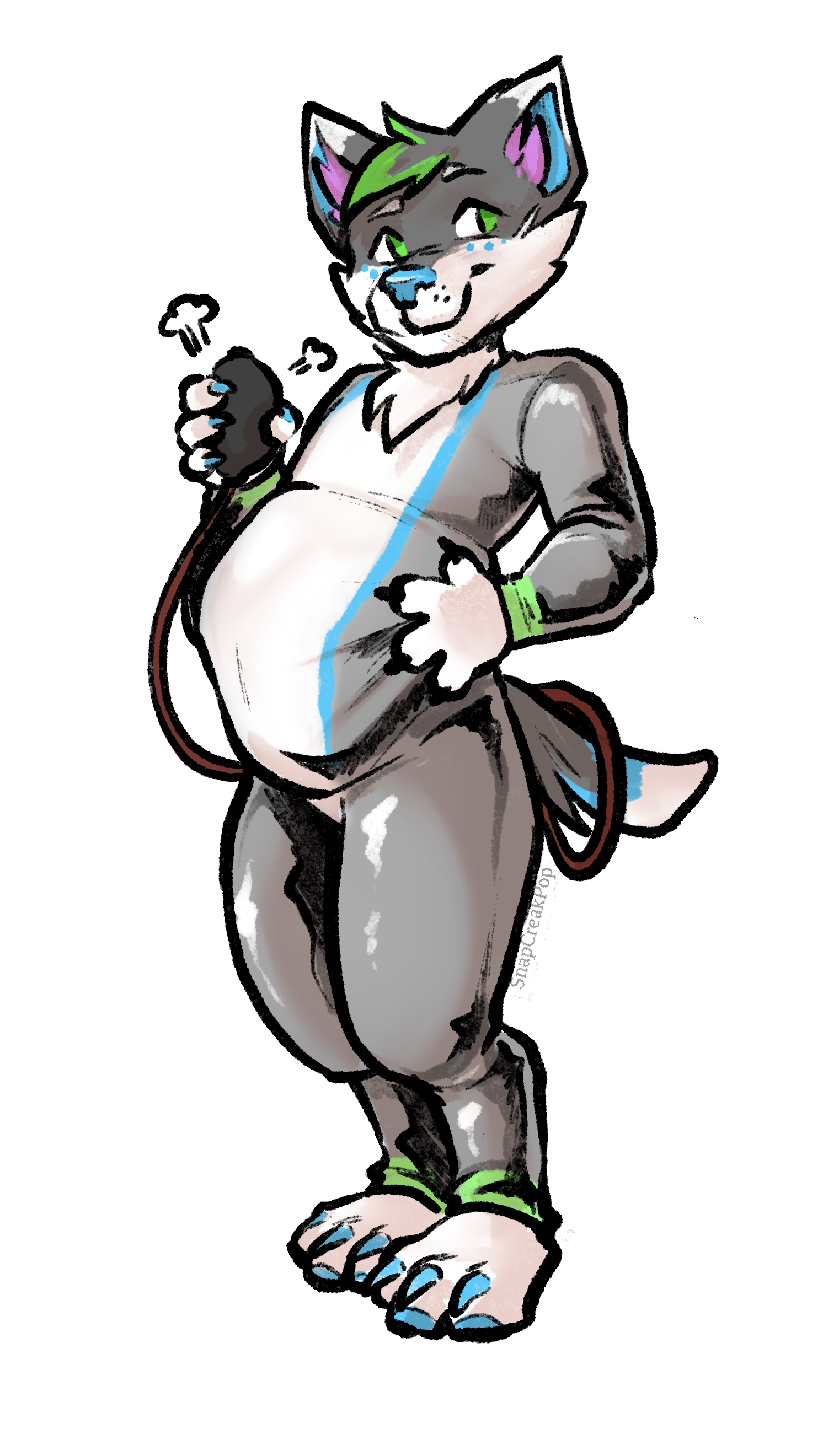 Pumping Up Sticker